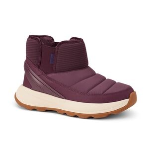 Kizik WOMEN'S JUNO 2 LOW BOOT Mauve Wine Winter Snow Rain Ankle Comfort Boots 7